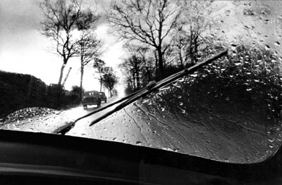 Drive in the rain, 1955